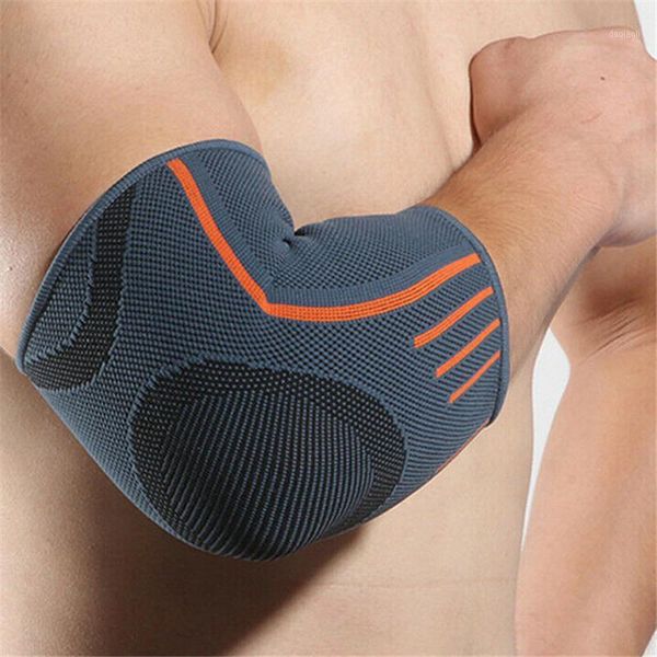 

elbow & knee pads elastic stretch support brace arthritis bandage pad guard1, Black;gray
