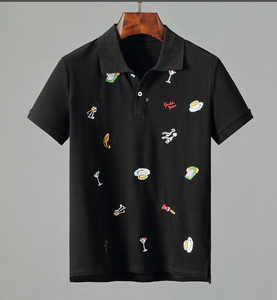 

t-shirts summer shirt short pole slim fit polo casual streetwear youth tag for men of golf tees v31e, White