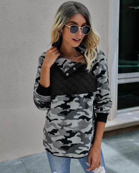 

2020 autumn winter fashion women's hoodie, leopard print spliced plush cover coat1, Black