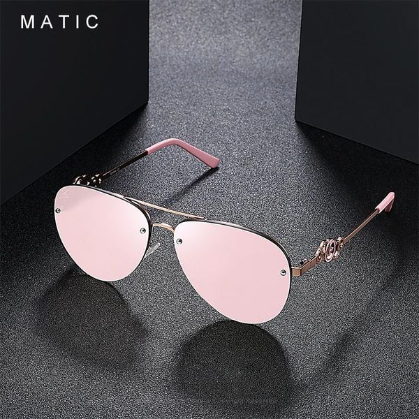 

sunglasses women's rimless quality metal frame sun glasses vintage retro pink for ladies driving mirrored image frameless uv400, White;black