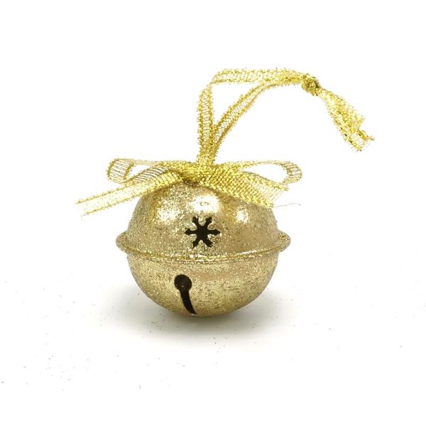 

рождественские украшения 12 шт. золотой блестящий металл jingle bells 35mm35mm3m бесплатная доставка для домашнего рождественского украшения