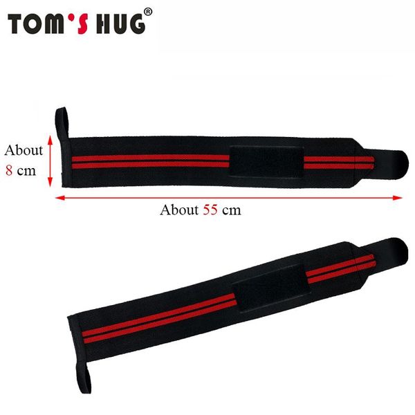 

том hug 1 пара регулируемая запястье защита hug jllwcv xjfshop brace поддержки wristband профессиональная защита спорт blackred тома
