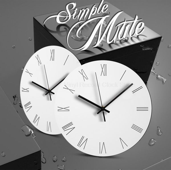 

creative mdf деревянные настенные часы современная гостиная домашняя стена декор круглой древесины безмолвная висячие часы римские большие н