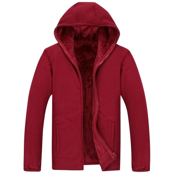 

winter parka men plus velvet warm windproof coats male windbreaker black casual hooded thick fleece jacket 201126