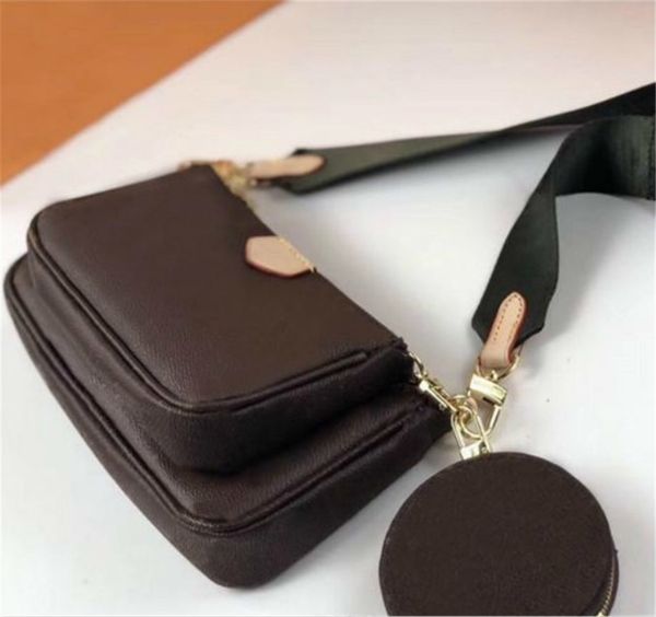 

designer luxury handbag purse flower shoulder crossbody bag multi pochette 3 pcs evening bag cfy2003061*8