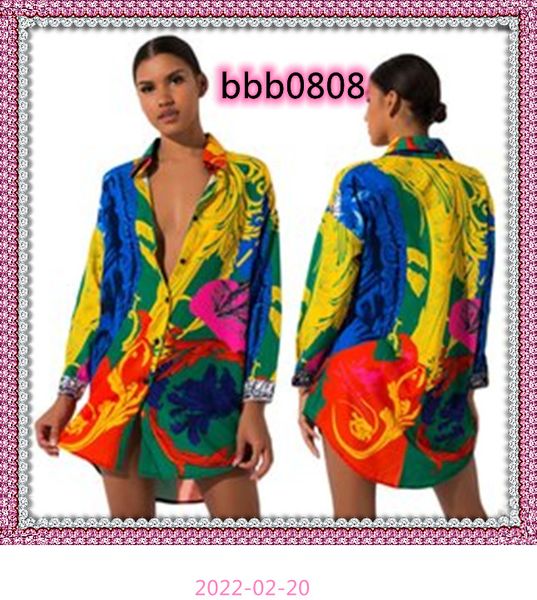 

new fashion women shirt dress long sleeve vestidos designer dresses colorful painted one piece wholesale clothing, Black;gray