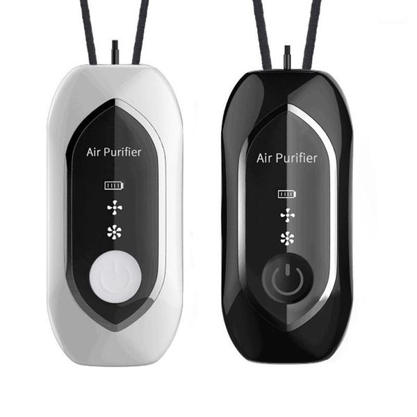 

air purifier portable, personal necklace usb rechargeable air cleaner, mini ionic purifier wearable for home car1