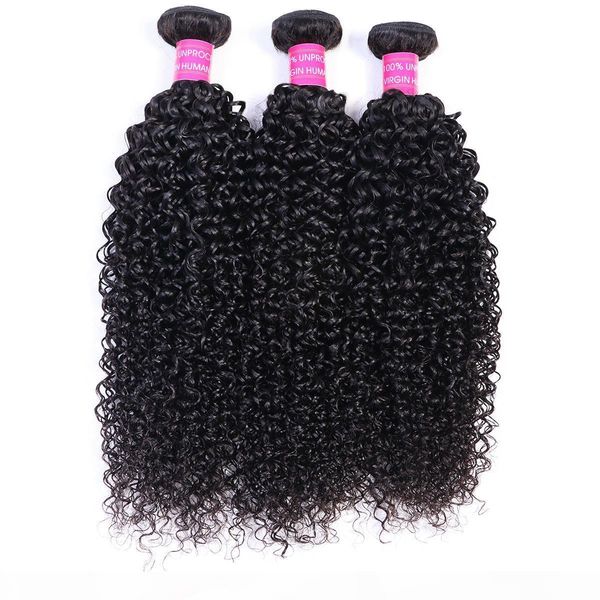 

ais hair 7a brazilian virgin human hair curly 3 bundles natural 1b color indian peruvian malaysian hair extensions weaves, Black