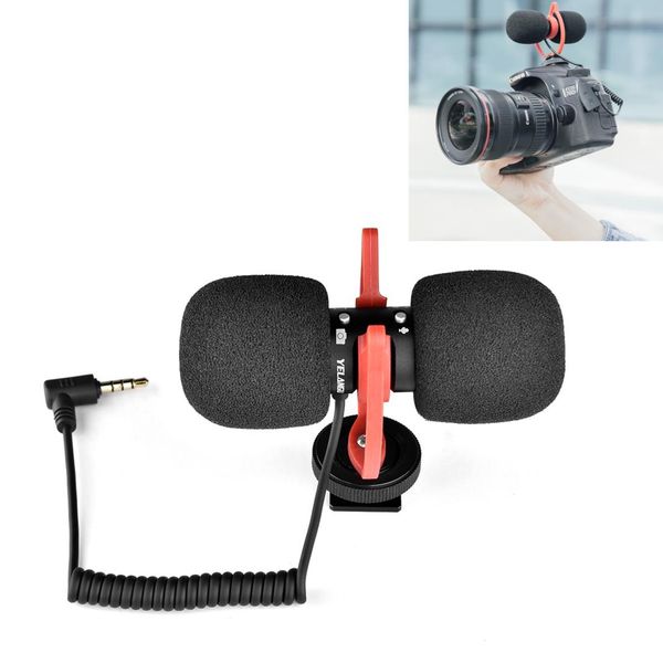 

yelangu mic11 slr camera mobile phone two-way recording microphone