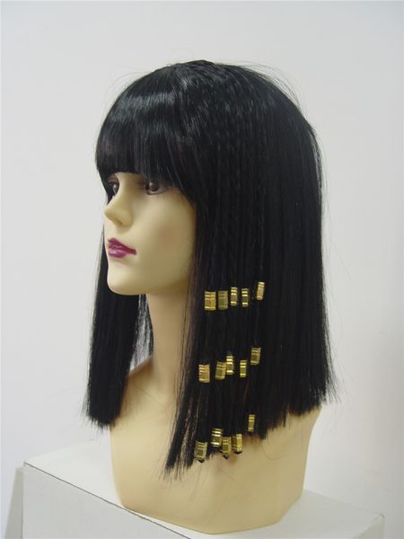 

действительно дешево! 2020 горячий стиль хит драч парик сцена роль играть мультфильм хэллоуин рождественский парик египетский мужчина, Black