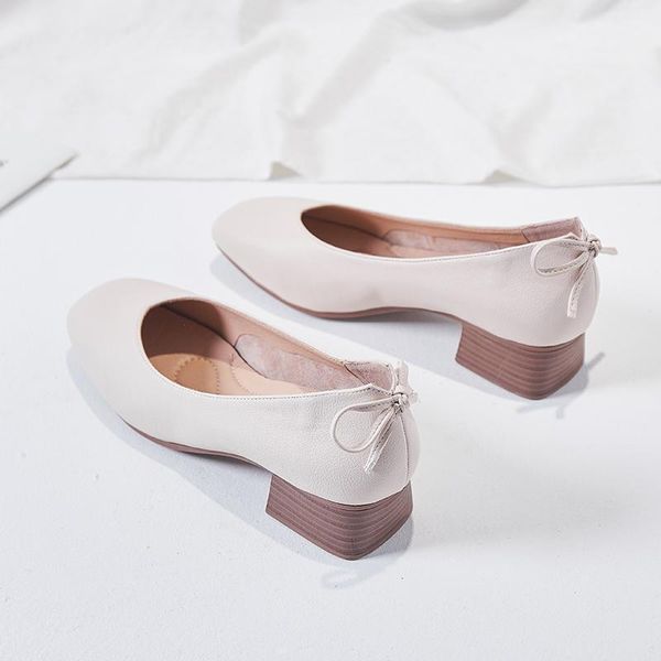 

dress shoes single female 2021 summer wild scoop net red late night thick with grandmother explosion models women's shoes1, Black