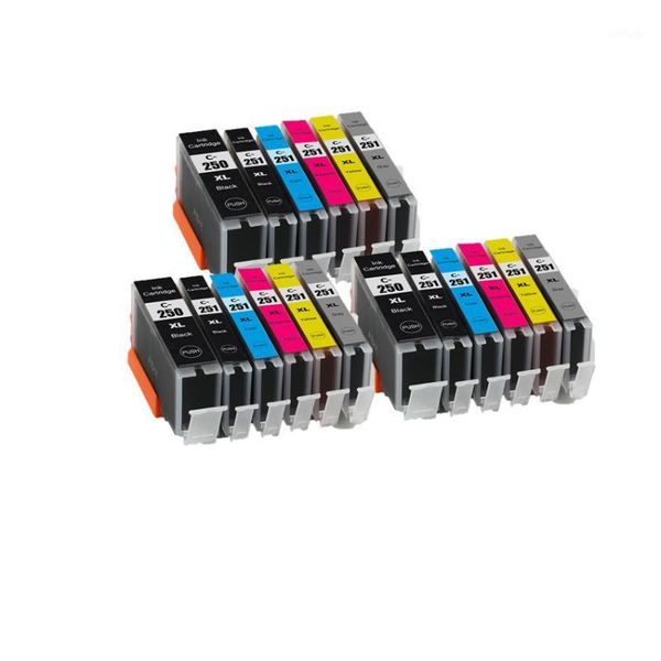 

ink cartridges bloom pgi 250 cli 251 compatible cartridge for canon pixma mg6320 mg7120 ip8720 mg7520 bk white orange printer1