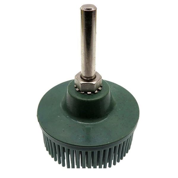 

bristle disc2inch emery rubber abrasive brush polishing grinding wheel with attachment for burr rust scratch bbymph