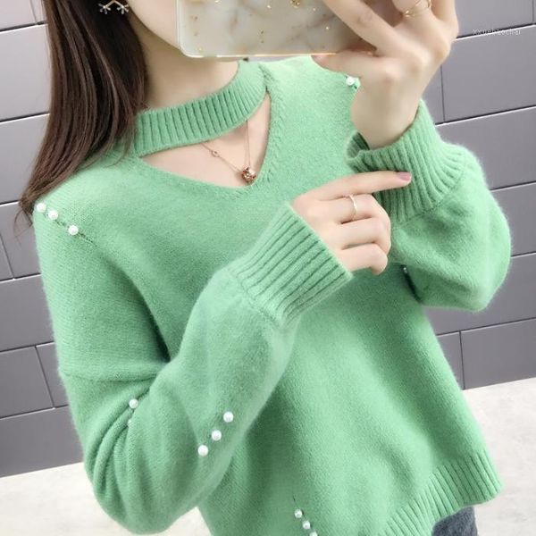 

f98 2019 new autumn winter women fashion casual warm nice sweater1, Black;white
