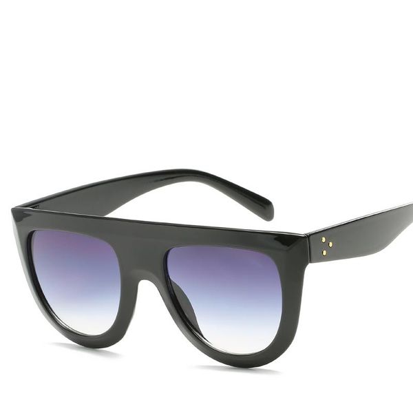 

sunglasses european and american trend large frame fashionable lady classic style, White;black