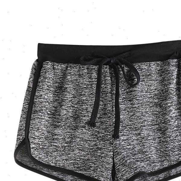 

sports fitness shorts womens oversized solid color new womens shorts loose legs short elastic waist yl5, White;black