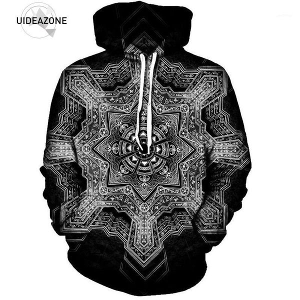

uideazone 2018 hoodies men samhan 3d print sweatshirts casual pullover trucksuit plus size hoodie dropship1, Black