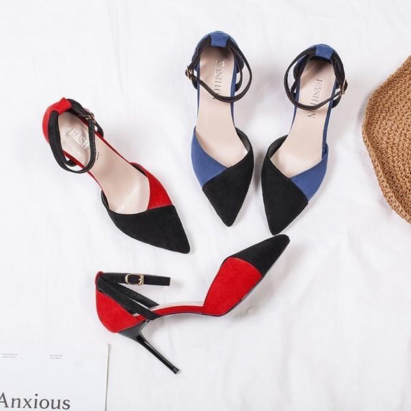 

2021 spring and summer fashion womens exquisite high heels ladies increased stiletto super high heel sandals h14-011, Black