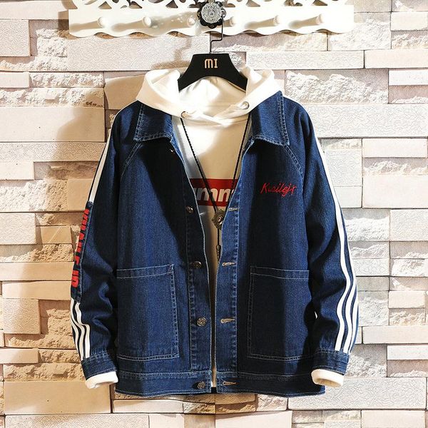 

men light blue winter jean jackets outerwear warm denim coats new men large size wool liner thicker winter denim jackets size4xl, Black;brown