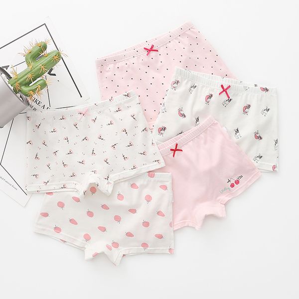 

3-х кусок детского нижнего белья хлопчатобумажные девочки шорты мультфильм хлопок детский боксер, Camo