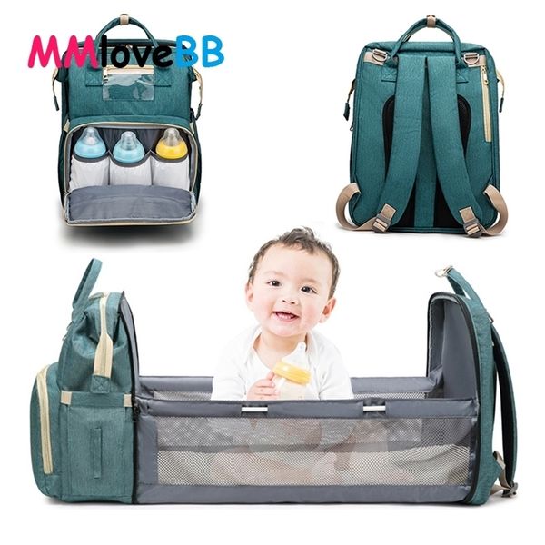 

diaper bag baby backpack multifunctional baby bed bags maternity nursing stroller bag waterproof maternity bag for travel 201120