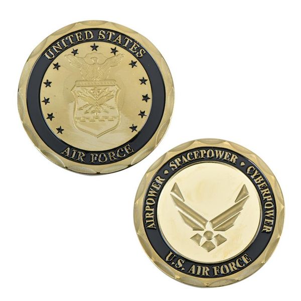 

rh us army military gold plated coins collectable with coin holder air force navy souvenir coin gift for men dropshipping 2019 f wmtpka