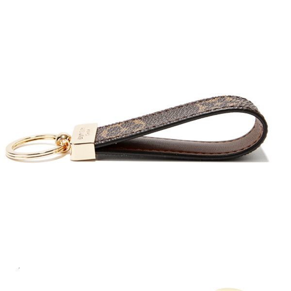 

leather fashion key buckle car keychain keychains handmade men women bag pendant accessories no box, Silver
