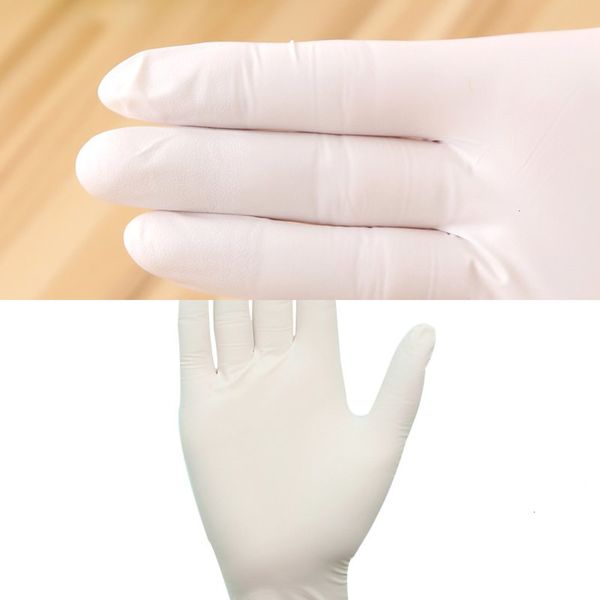 

factoryb0r0white non-slip 100pcs rubber latex protective disposable laboratory gloves selling household cleaning pro