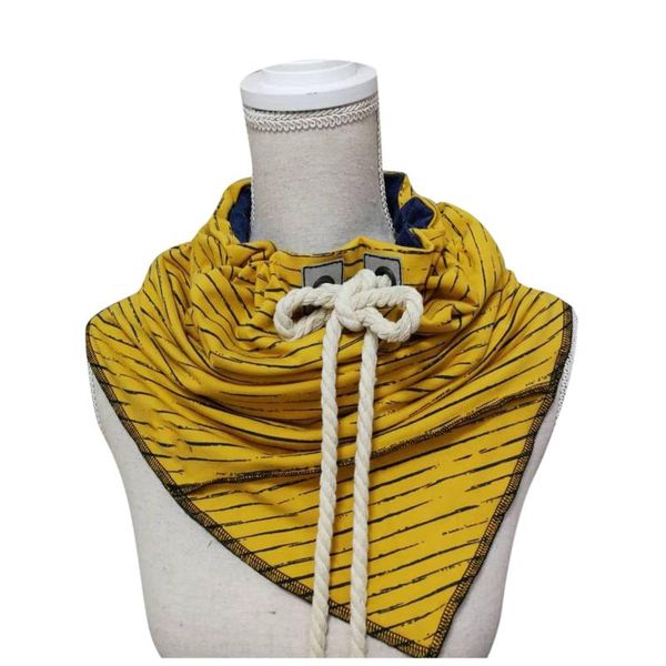 

women stripe retro printing scarves button soft wrap casual warm scarves shawls seamless neck gaiter protection face scarf, Blue;gray
