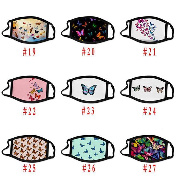 

designer face mask for children factory personality butterfly fashion 3d printing anti-dust breathable washable fr p5rhd