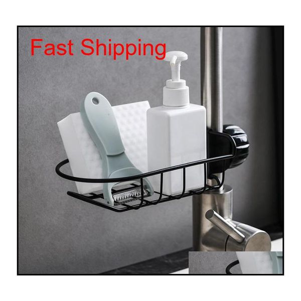 

stainless steel kitchen faucet holder adjustbale sink caddy organizer soap brush dishwashing liquid drainer qylcej garden2010