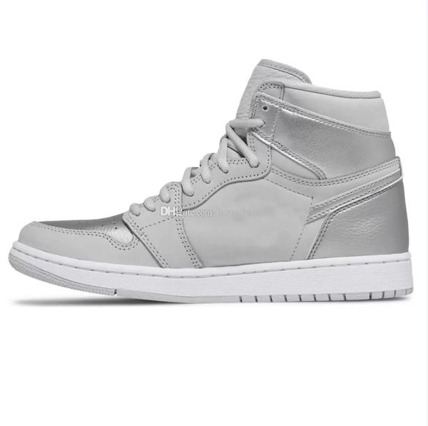 

jumpman 1 high og metallic silver 2020 basketball shoes 1s sneakers dc1788 029
