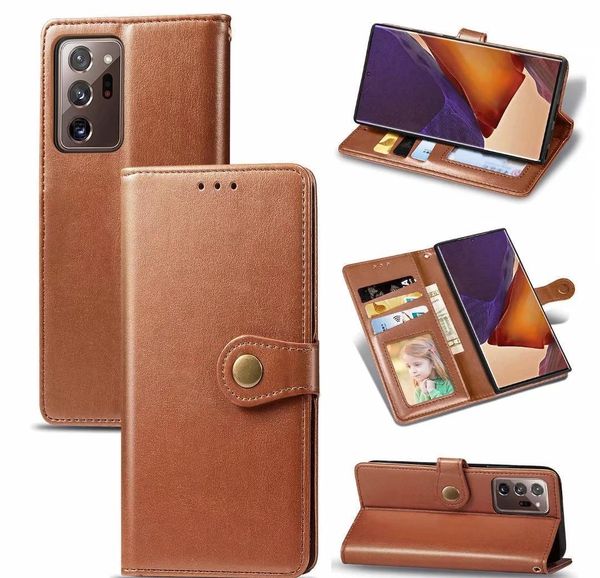 

wallet leather phone case for samsung galaxy a10 a20 a30 a50 a70 solid color round buckle leather case for galaxy a5 wmtabl qpseller