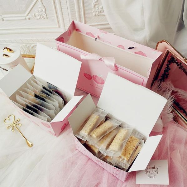 

стобан 5 шт. розовый серии ручка ручка бумага коробка конфеты шоколада упаковка печенье печенье свадьба детское душ новый год подарок украше