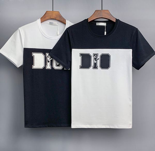 

t shirt for men oblique shirt print graphic tee polo elf letter short sleeves technology crew neck pure cotton embroidered 12 styles to choo, White;black