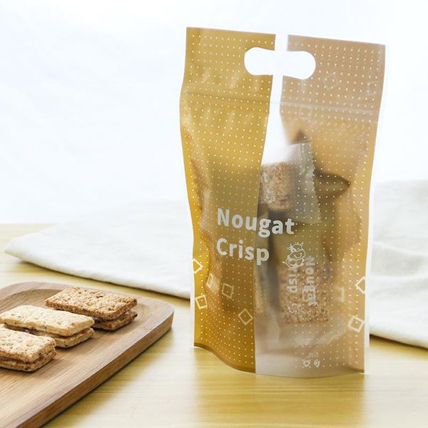 

lbsisi life 10pcs nougat candy plastics zippe bags ручная работа печенье подарочная упаковка самостоятельная стенд печенье chrismas свадьба