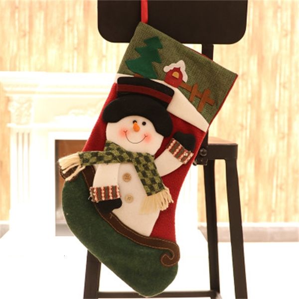 

t431socks tree christmas ornament gift xmas stocking candy bag home party decorative items shop shopwindow decorations