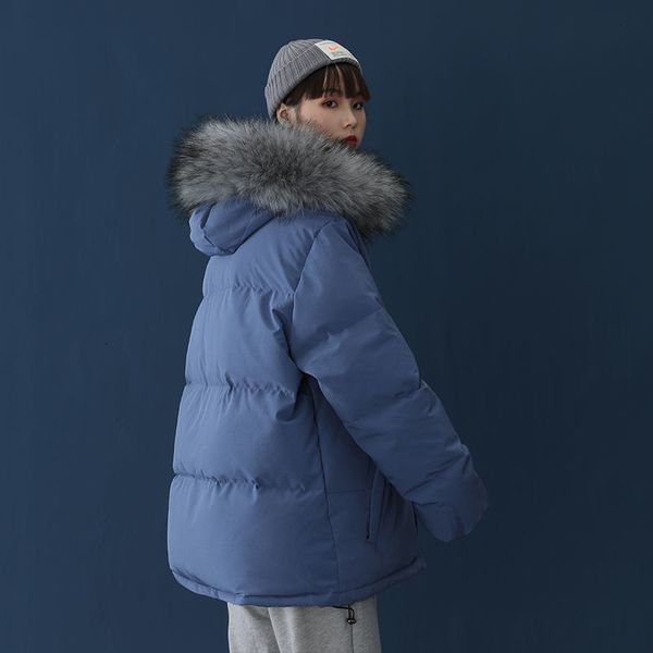 

autumn 2021 cotton-quilted new winter hair collar wool men's clothing q8u9, Black