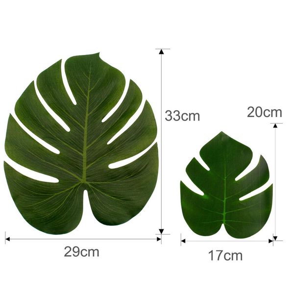 

fengrise artificial palm leaves hawaiian luau party decorative artificial flowers for wedding decoration fake flowers decor wmtcut mywjqq