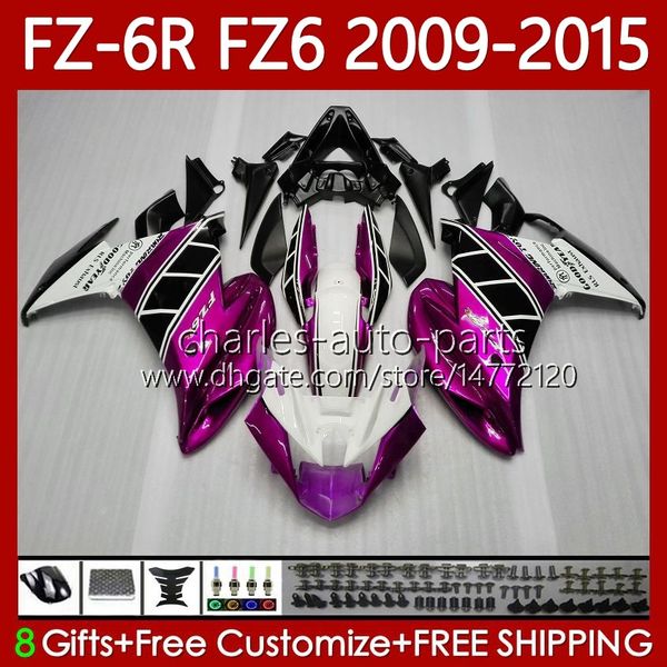 OEM-Karosserie für Yamaha FZ600 FZ 6R 6N 6 FZ6 R N 600 2009–2015 Karosserie 103No.193 FZ6R FZ6N FZ-6R 09 10 11 12 13 14 15 Metallic Rose FZ-6N 2009 2010 2011 2012 2013 2014 2 015 Verkleidung