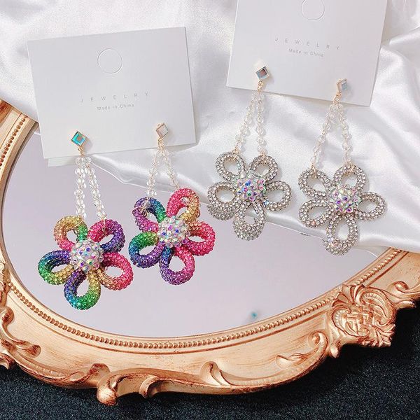 

tassel earrings fashion 2021 new korean temperament elegant ladies ear accessories, Silver