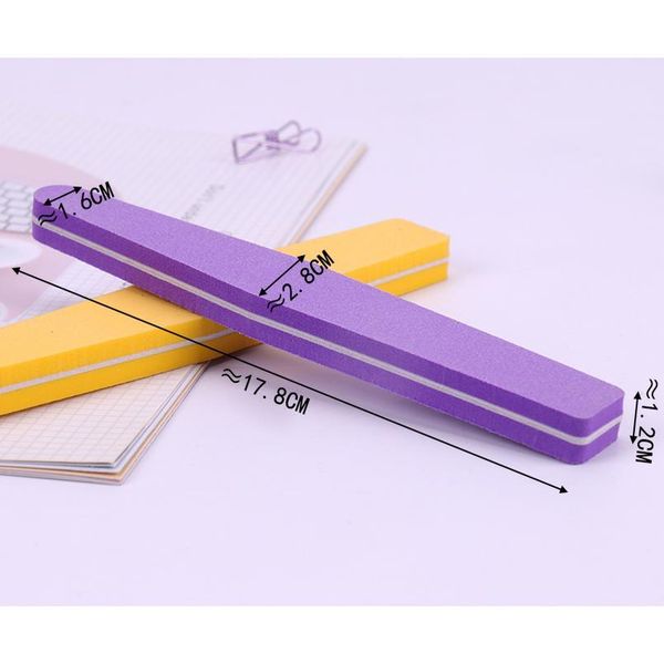

5pcs nail files for manicure 100/180 sponge sanding buffer block nails file buffs buffing nail c qylfpy