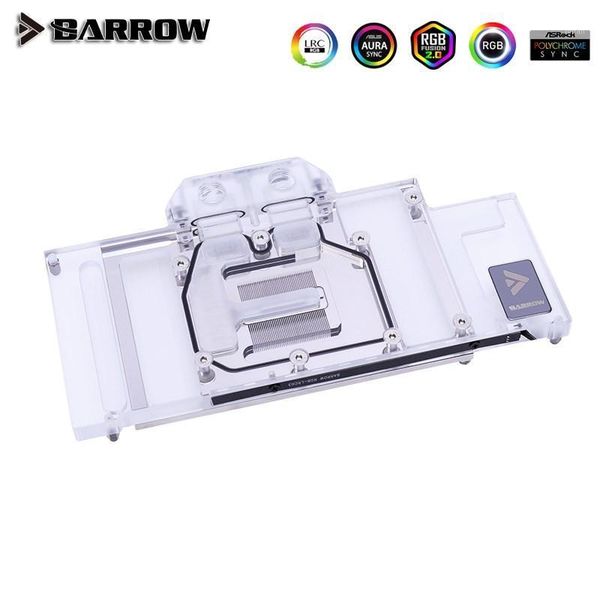 

barrow full coverage gpu water block for vga founder edition rtx3080 5v argb 3pin motherboard aura sync bs-coi3080z-pa1