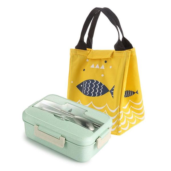 

tuuth microwave lunch box пшеничная столовая посуда пищевая еда контейнер для хранения детей детский школьный офис портативный bento box jll