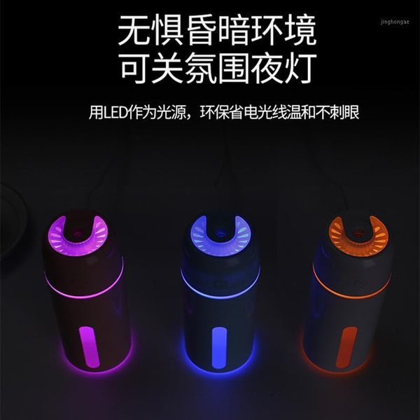 

new style colorful cup humidifier usb mini desknight light humidifier portable household atomization electrical appliance1