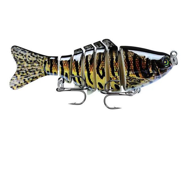 

5 pieces / batch of hard baits and 15 color baits mixed with 10cm 15.5g 6 hook hook fishing gear accessories bionic baits#2021#047