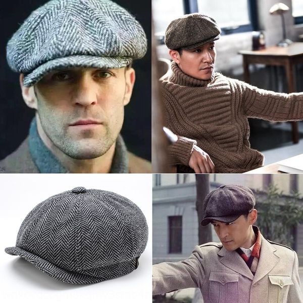 

agqv women painters chain black woolberets for autumn female flat army cap salior hat girl travel berets ladies winter cap, Blue;gray