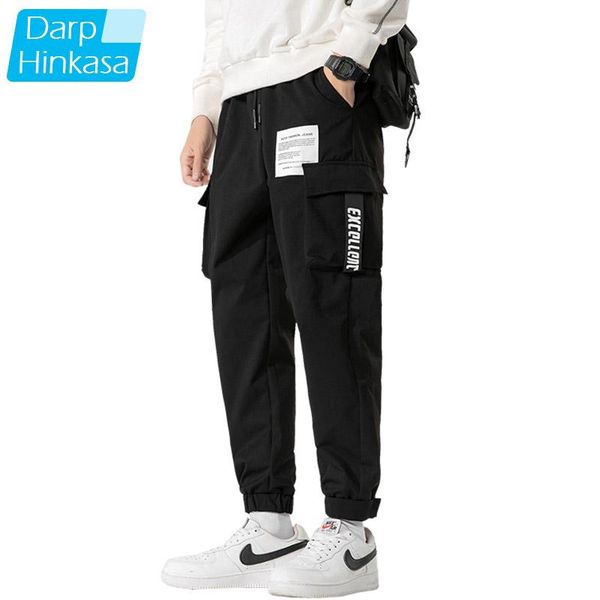 

2021 spring black harem pants men casual loose joggers sweat trousers men streetwear harajuku hip hop pants