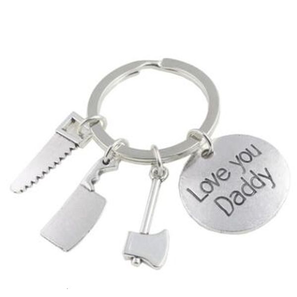 

screwdriver dad fashion keyring if can't wrench fix it no one can hand tools keychain christmas gift for father lxl904q, Silver