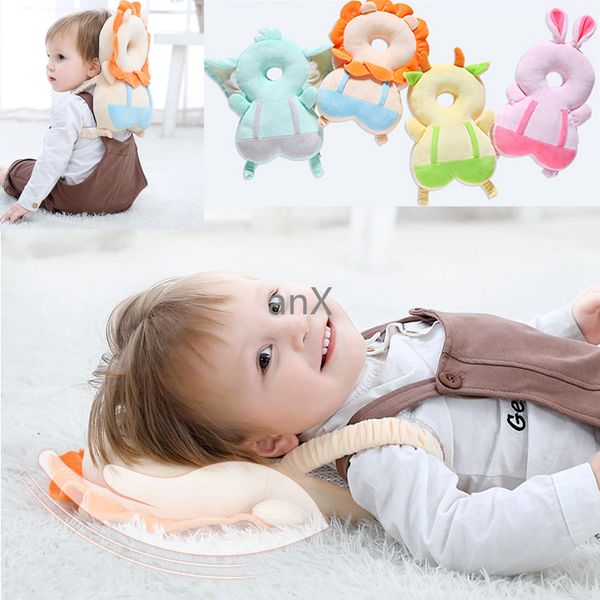 

toddler headrest pillow cartoon modeling baby head protection neck baby head nusing drop resistance backpack type helmet lj201014
